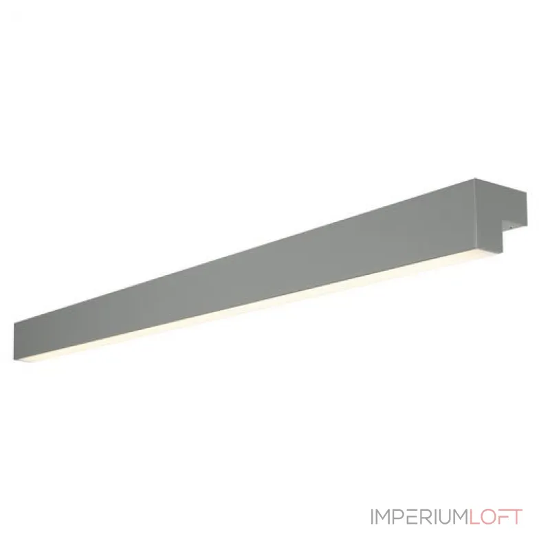 L-LINE 120 LED светильник накладной IP44 с LED 2х12.9Вт (24Вт), 3000К, 1200lm, серый