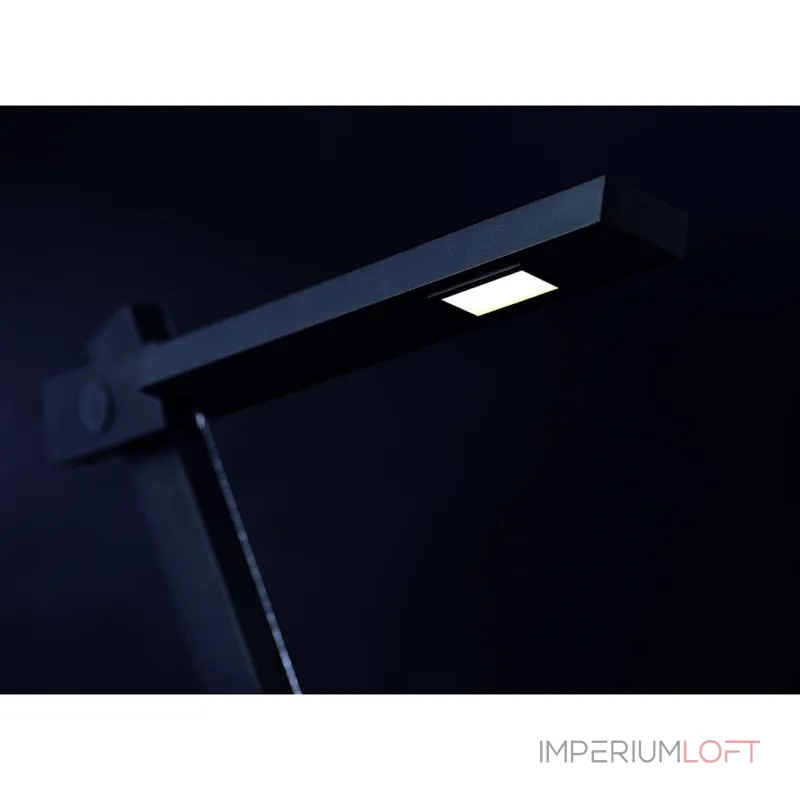 MECANICA TL-1 светильник настольный с LED-панелью 6Вт, 3000K, 60°, 385lm, черный