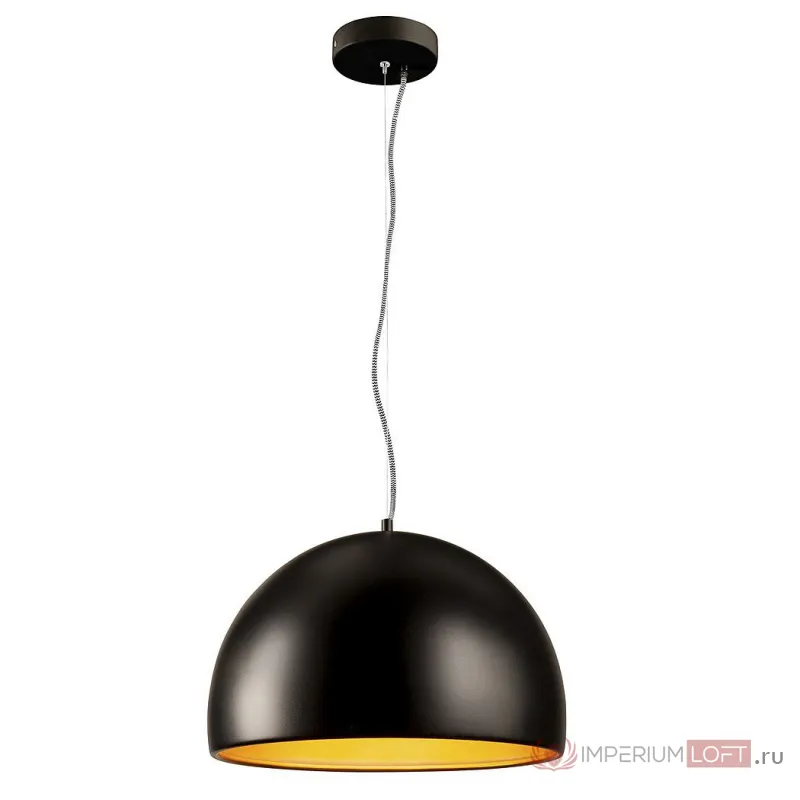 BELA 40 светильник подвесной с LED 24Вт, 3000К, 1350лм, черный/ золотой от ImperiumLoft