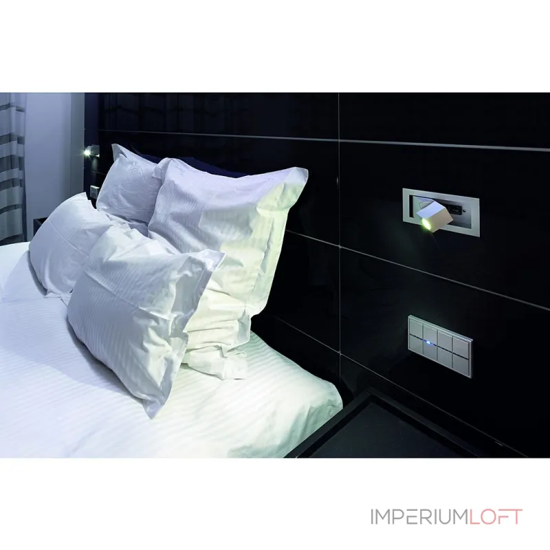 BEDSIDE RIGHT светильник встраиваемый 700mA с PowerLED 3Вт, 4000К, 115lm, 110°, серебристый BEDSIDE RIGHT светильник встраиваемый 700mA с PowerLED 3Вт, 4000К, 115lm, 110°, серебристый
