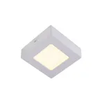 SENSER SQUARE 6W светильник накладной 230V c SMD LED 6Вт (6.7Вт), 3000K, 230lm, c БП, серебристый