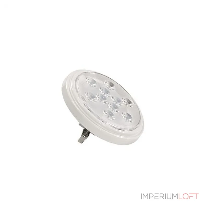 LED G53 QR111 источник света LED, 12В, 9Вт, 13°, 2700K, 800лм, белый корпус