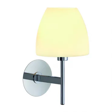 RIOTTE WALL светильник настенный для лампы Е14 40Вт макс., хром/ стекло белое