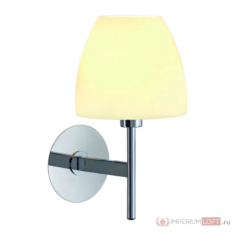 RIOTTE WALL светильник настенный для лампы Е14 40Вт макс., хром/ стекло белое от ImperiumLoft