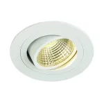 NEW TRIA LED DL ROUND SET, светильник с COB LED 6.2Вт, 3000K, 38°, 600lm, с блоком питания, белый