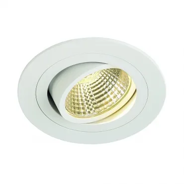 NEW TRIA LED DL ROUND SET, светильник с COB LED 6.2Вт, 3000K, 38°, 600lm, с блоком питания, белый