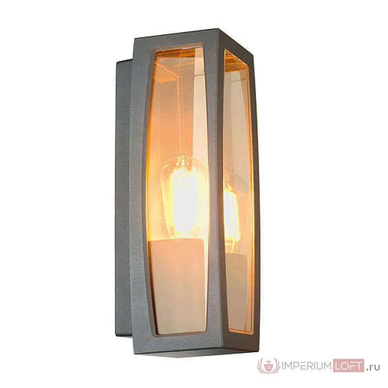 MERIDIAN BOX 2 светильник настенный IP54 для лампы ELT E27 25Вт макс., антрацит/ прозрачный от ImperiumLoft