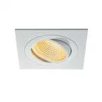 NEW TRIA XL SQUARE SET светильник с COB LED 13ВТ (16Вт), 2700К, 1030lm, 38°, с блоком питания, белый