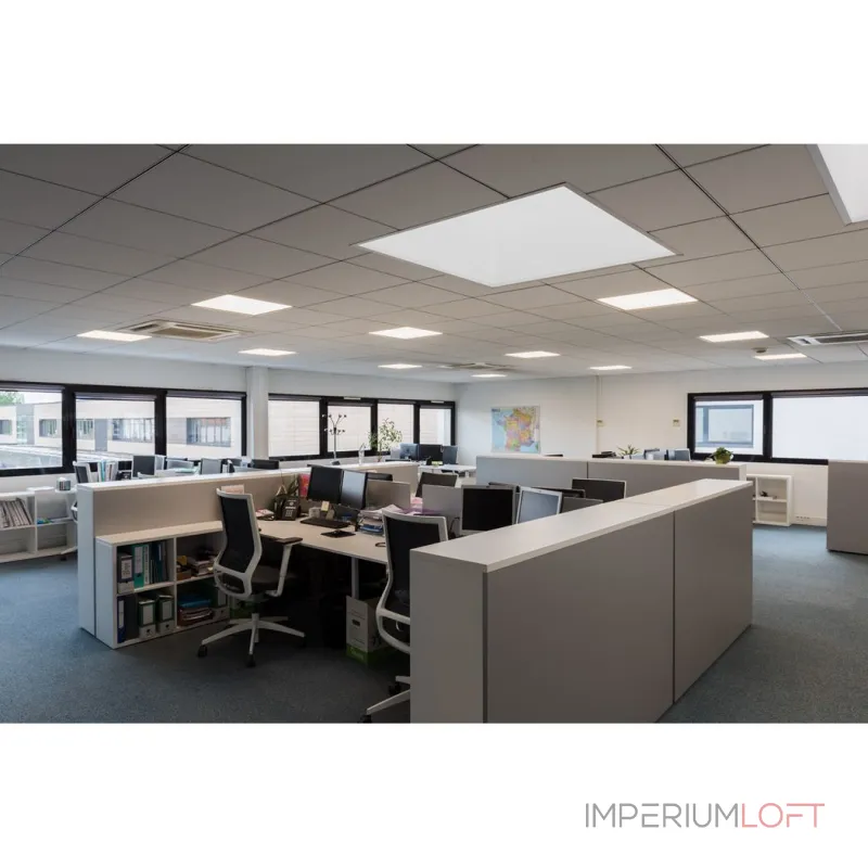 I-VIDUAL LED PANEL 60x60 светильник встраиваемый с LED 35Вт, 4000K, 3650lm, без БП, серебристый I-VIDUAL LED PANEL 60x60 светильник встраиваемый с LED 35Вт, 4000K, 3650lm, без БП, серебристый