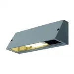 PEMA® SQUARE светильник настенный IP44 для лампы E27 15Вт макс., серебристый