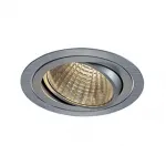 NEW TRIA XXL ROUND SET светильник с COB LED 25ВТ (29Вт), 3000К, 2500lm, 38°, с бл. питания, алюминий