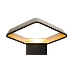 CARISO WL-1 светильник настенный с LED 7.6Вт (11Вт), 3000К, 190lm, черный/ латунь