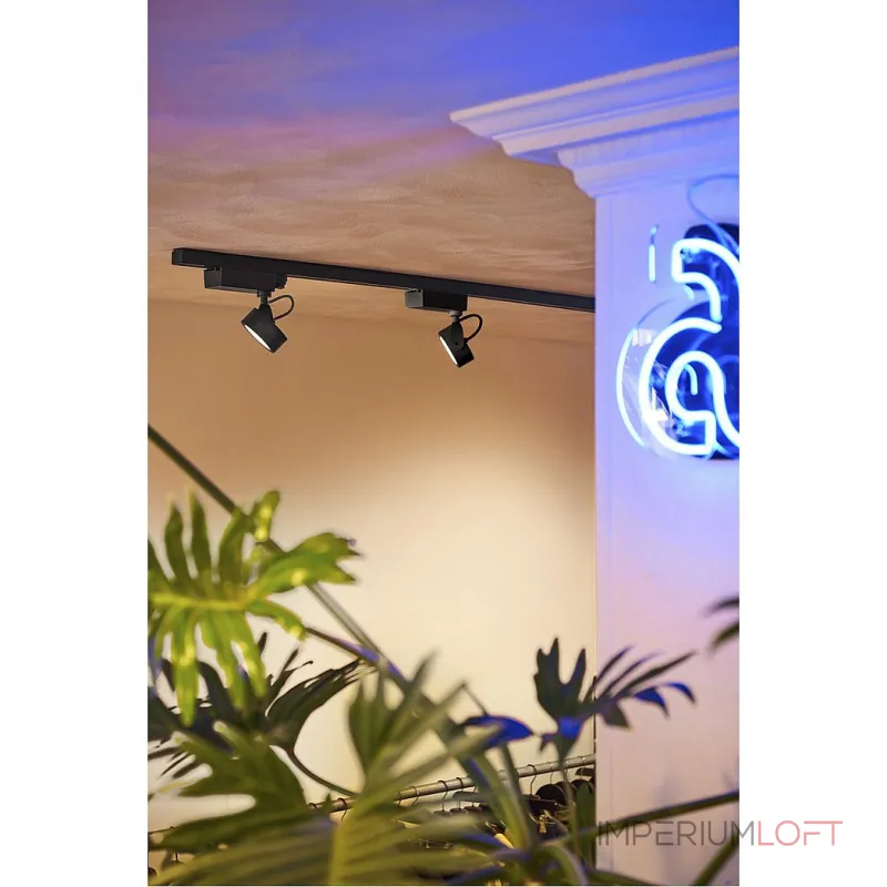 3Ph, KALU TRACK LED светильник с LED 17Вт, 3000К, 1000лм, 60°, черный