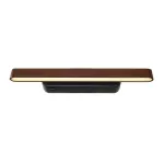 VINCELLI WL светильник настенный с SMD LED 8.5Вт (10.67Вт), 2700К, 640lm, черный/ бамбук темный