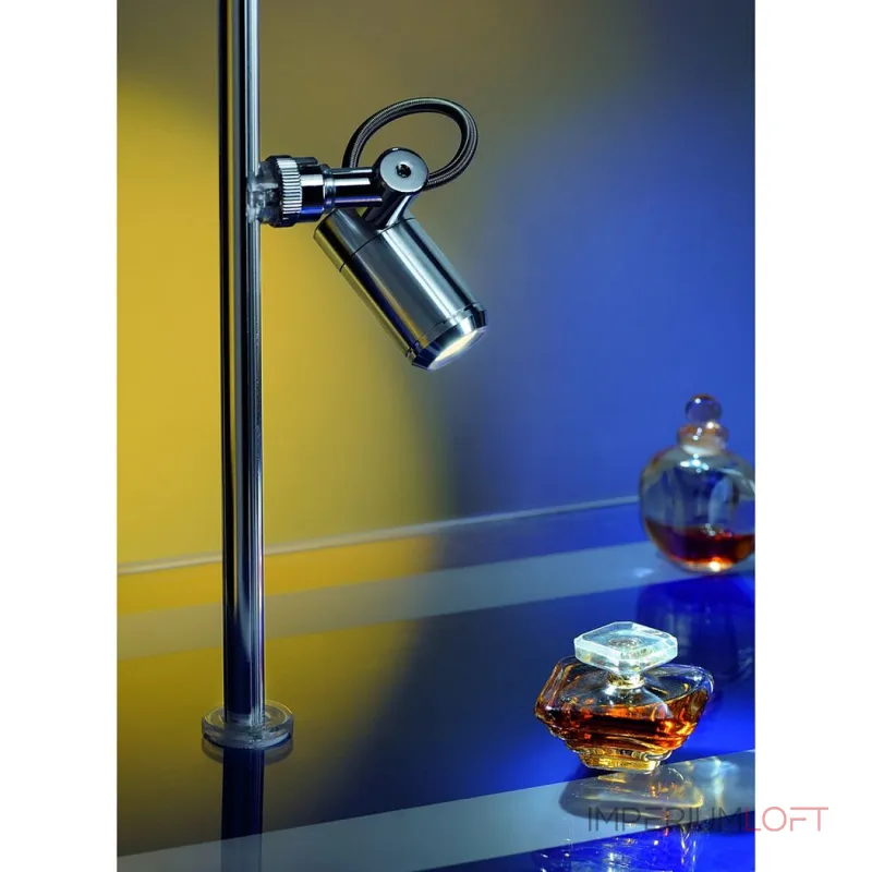 MINI ALU TRACK/GLU-TRAX®, LED SPOT светильник с PowerLED 1Вт, 3000К, 80lm, хром