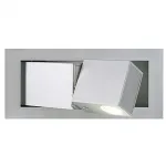 BEDSIDE RIGHT светильник встраиваемый 700mA с PowerLED 3Вт, 3000К, 110lm, 110°, серебристый