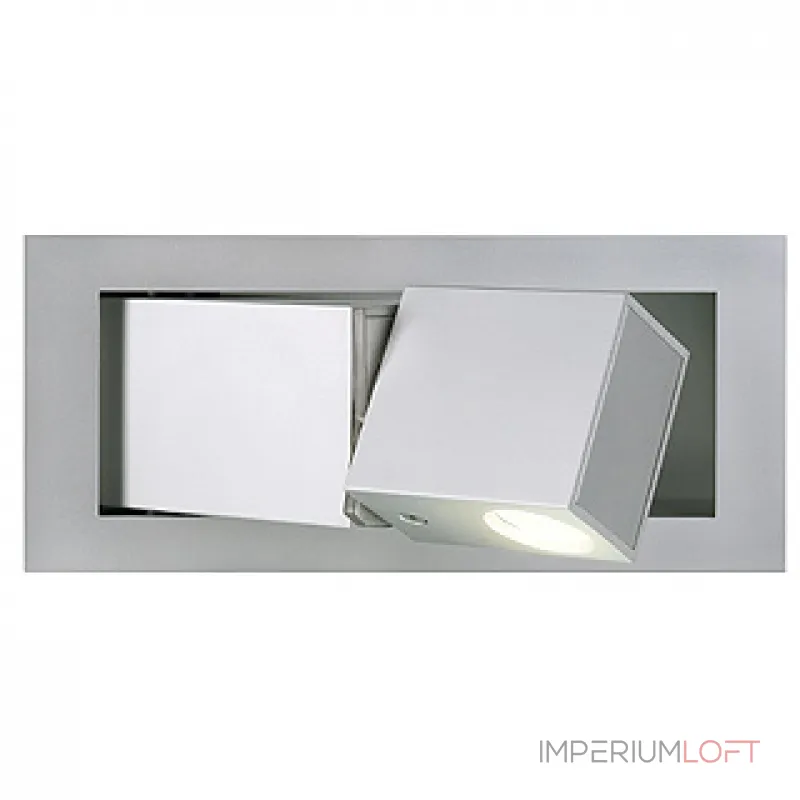 BEDSIDE RIGHT светильник встраиваемый 700mA с PowerLED 3Вт, 3000К, 110lm, 110°, серебристый