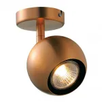 LIGHT EYE 1 GU10 светильник накладной для лампы GU10 50Вт макс., матированная медь