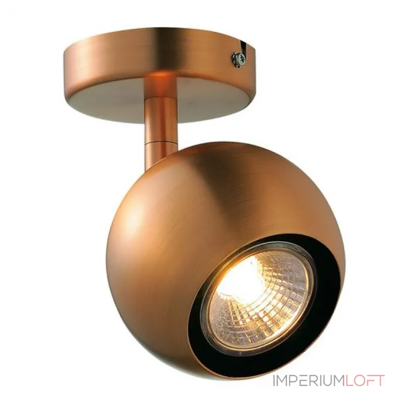 LIGHT EYE 1 GU10 светильник накладной для лампы GU10 50Вт макс., матированная медь