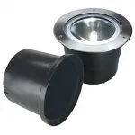 ADJUST ROUND HIT 70W светильник встраиваемый IP67 c ЭмПРА для лампы HIT-CE G12 70Вт, сталь