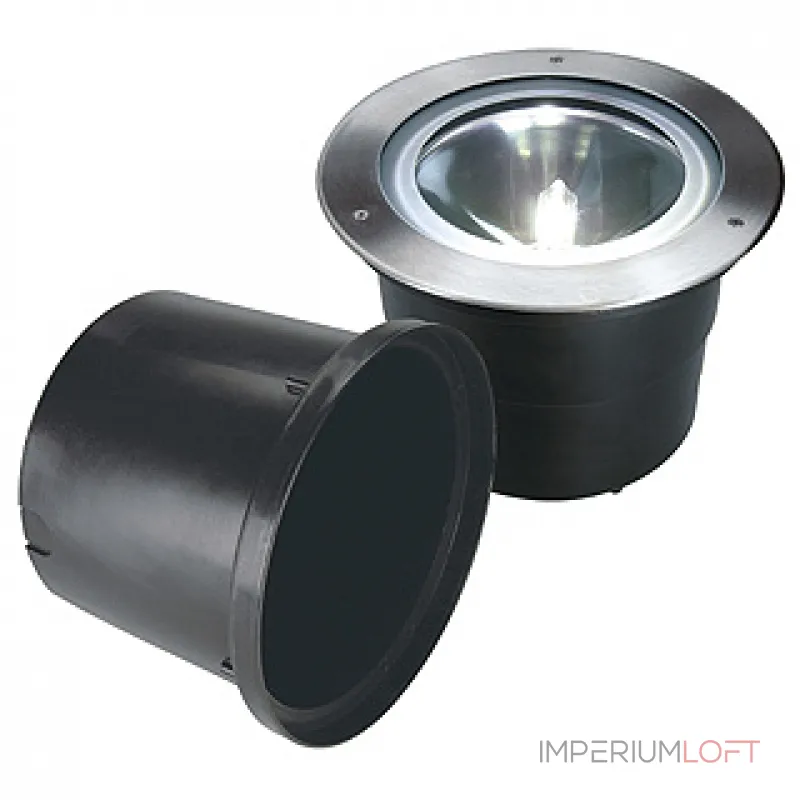 ADJUST ROUND HIT 70W светильник встраиваемый IP67 c ЭмПРА для лампы HIT-CE G12 70Вт, сталь