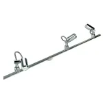 MINI ALU TRACK/GLU-TRAX®, LED SPOT светильник с PowerLED 1Вт, 3000К, 80lm, хром