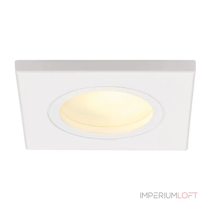 DOLIX OUT SQUARE GU10 светильник встраиваемый IP44 для лампы GU10 35Вт макс., белый / стекло матовое DOLIX OUT SQUARE GU10 светильник встраиваемый IP44 для лампы GU10 35Вт макс., белый / стекло матовое