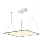 I-VIDUAL LED PANEL 62x62 светильник встраиваемый с LED 35Вт, 3000K, 3250lm, без БП, серебристый