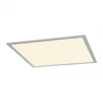 I-VIDUAL LED PANEL 62x62 светильник встраиваемый с LED 35Вт, 3000K, 3250lm, без БП, серебристый