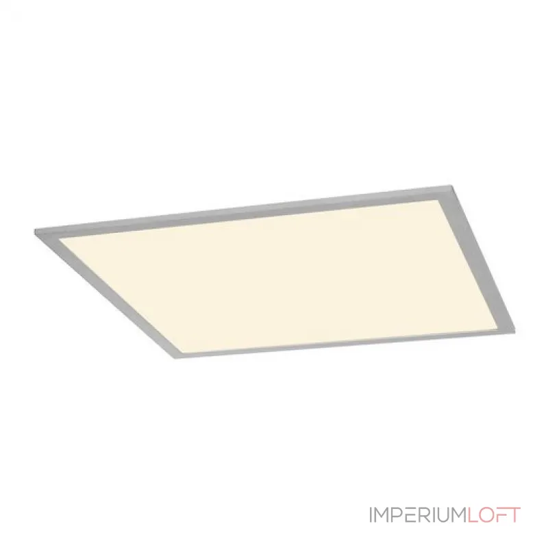 I-VIDUAL LED PANEL 62x62 светильник встраиваемый с LED 35Вт, 3000K, 3250lm, без БП, серебристый
