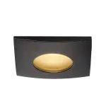 OUT 65 SQUARE LED SET, светильник IP65 встраив с LED 9(12)Вт, 38°, 3000K, 460lm, с БП, черный