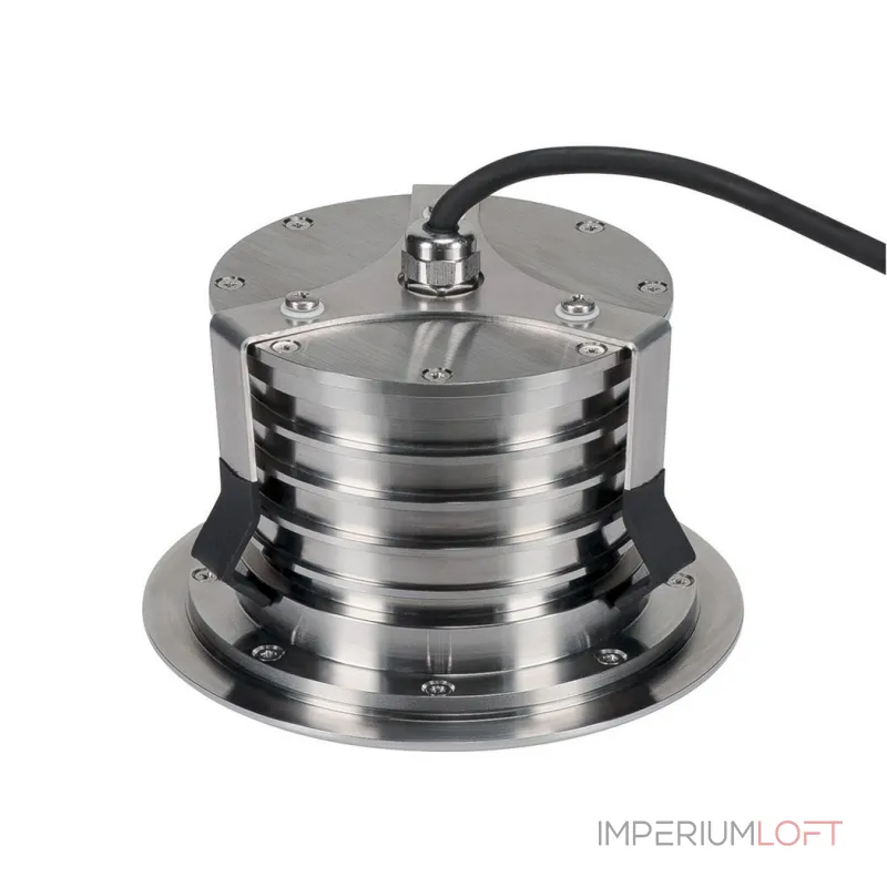 DASAR® 180 PREMIUM LED ROUND светильник встр. IP67 c LED 24Вт (28Вт), 3000K, 2700lm, 38°, сталь