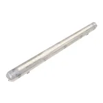 GERMA 127cm SINGLE светильник накладной IP65 для лампы T26 (T8) 36Вт, с ЭмПРА, серебристый