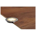 LED SLIM LIGHT светильник встраиваемый IP67 c 9 SMD LED, 0.5Вт, 3000K, 20lm, 12В~, полир. алюминий