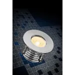 DASAR® 180 PREMIUM LED ROUND светильник встр. IP67 c LED 24Вт (28Вт), 3000K, 2700lm, 38°, сталь