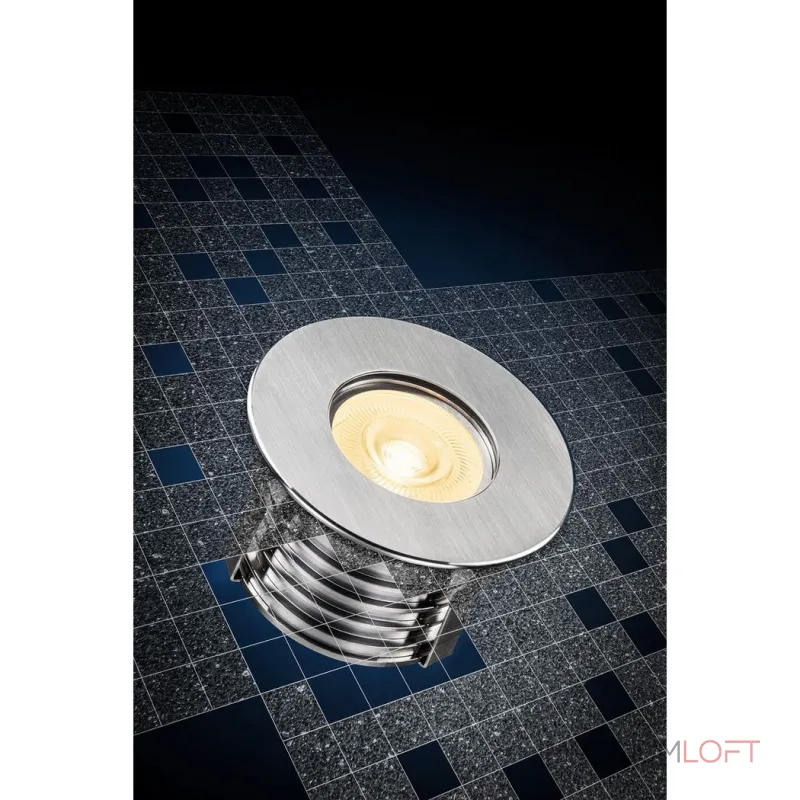 DASAR® 180 PREMIUM LED ROUND светильник встр. IP67 c LED 24Вт (28Вт), 3000K, 2700lm, 38°, сталь