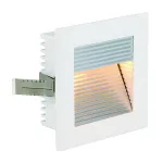 FLAT FRAME, CURVE светильник встраиваемый для лампы QT9 G4 20Вт макс., белый/ алюминий