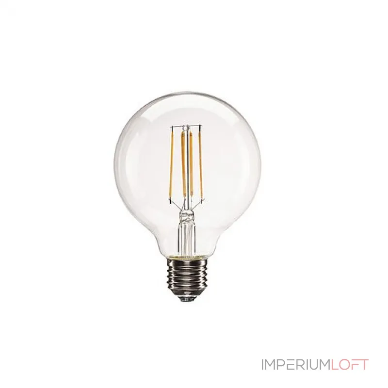 LED E27 G95 источник света LED, 220В, 8Вт, 330°, 2700K, 806лм, диммируемый, прозрачная колба LED E27 G95 источник света LED, 220В, 8Вт, 330°, 2700K, 806лм, диммируемый, прозрачная колба