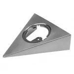 DL 126 LED, корпус накладного монтажа, треугольный, матированный металл