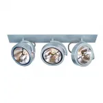 KALU RECESSED QRB 3 светильник встраиваемый для 3-х ламп QRB111 по 50Вт макс., матированный алюминий