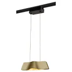 1PHASE-TRACK, WAVE PD светильник подвесной c COB LED 8.6Вт (12Вт), 3000К, 780lm, латунь