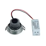 NEW TRIA LED DL ROUND SET, светильник с COB LED 6.6Вт, 3000K, 38°, 600lm, с блоком питания, алюминий