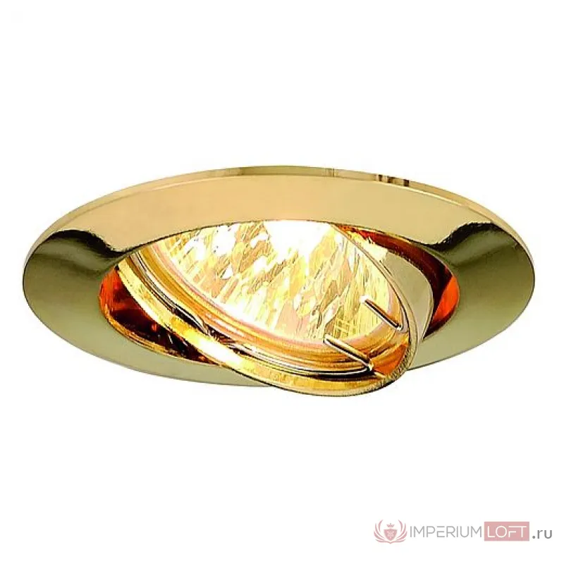 PIKA TURNO светильник встраиваемый для лампы MR16 50Вт макс., золото от ImperiumLoft