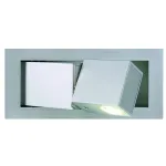 BEDSIDE RIGHT светильник встраиваемый 700mA с PowerLED 3Вт, 3000К, 110lm, 110°, серебристый