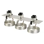 KALU RECESSED QRB 3 светильник встраиваемый для 3-х ламп QRB111 по 50Вт макс., матированный алюминий