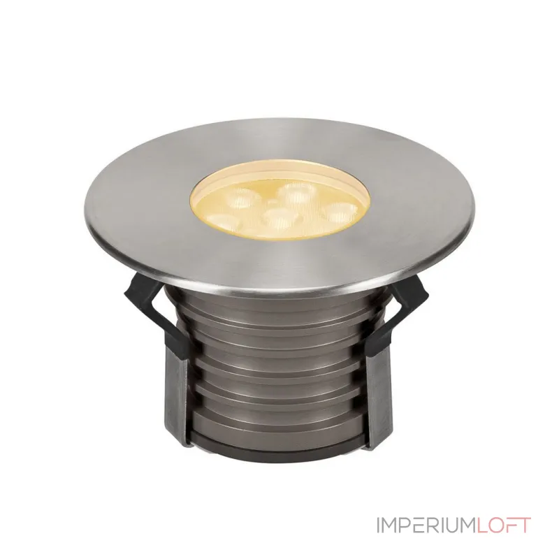 DASAR® 150 PREMIUM LED ROUND светильник встр. IP67 c LED 13Вт (17Вт), 3000K, 1200lm, 60°, Al, сталь