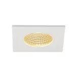 PATTA-I SQUARE светильник IP65 встраиваемый c LED 9Вт(12Вт), 38°, 3000K, 800lm, белый