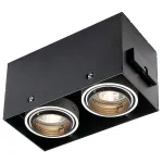 AIXLIGHT® PRO 50, 2 FRAMELESS корпус безрамочный для 2-х светильников MODULE, черный