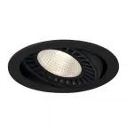 SUPROS DL светильник встраиваемый с LED 33.5Вт (37.5Вт), 3000К, 3150lm, черный