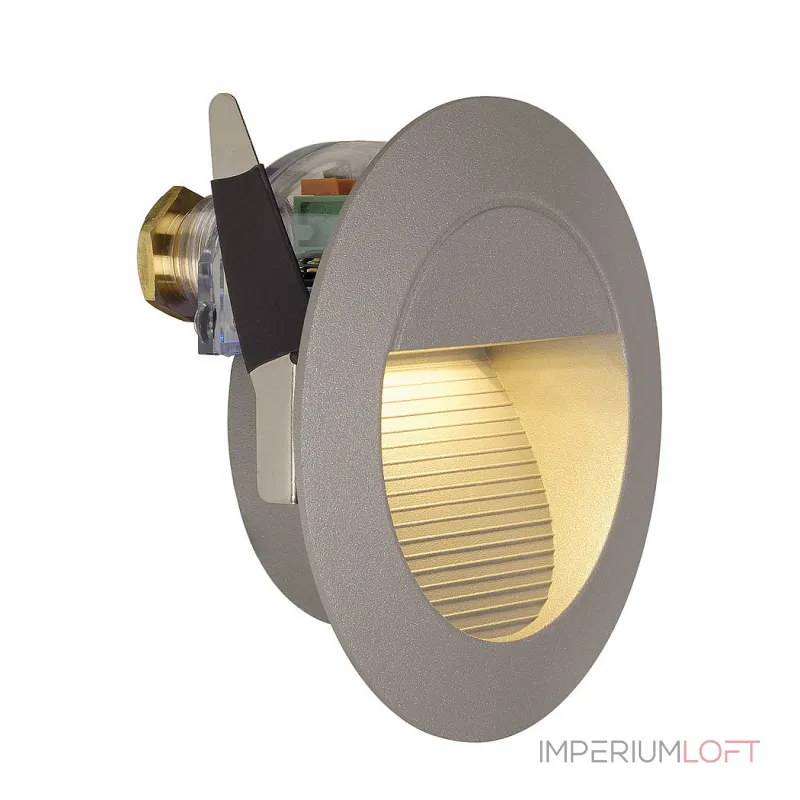 DOWNUNDER LED 14 светильник встраиваемый IP44 c 14 SMD LED 0.8Вт, 3000K, 65lm, темно-серый